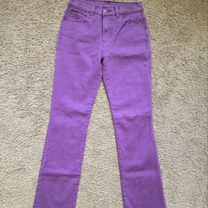 Like New Purple Denim Jeans